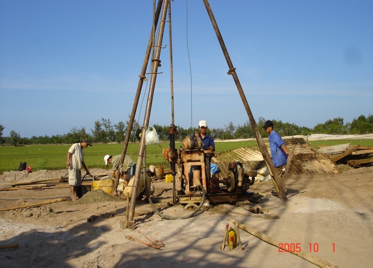 Khoan Khảo Sát Địa Chất: Đường Trục Chính KĐT Tam Hiệp - Quảng Nam
